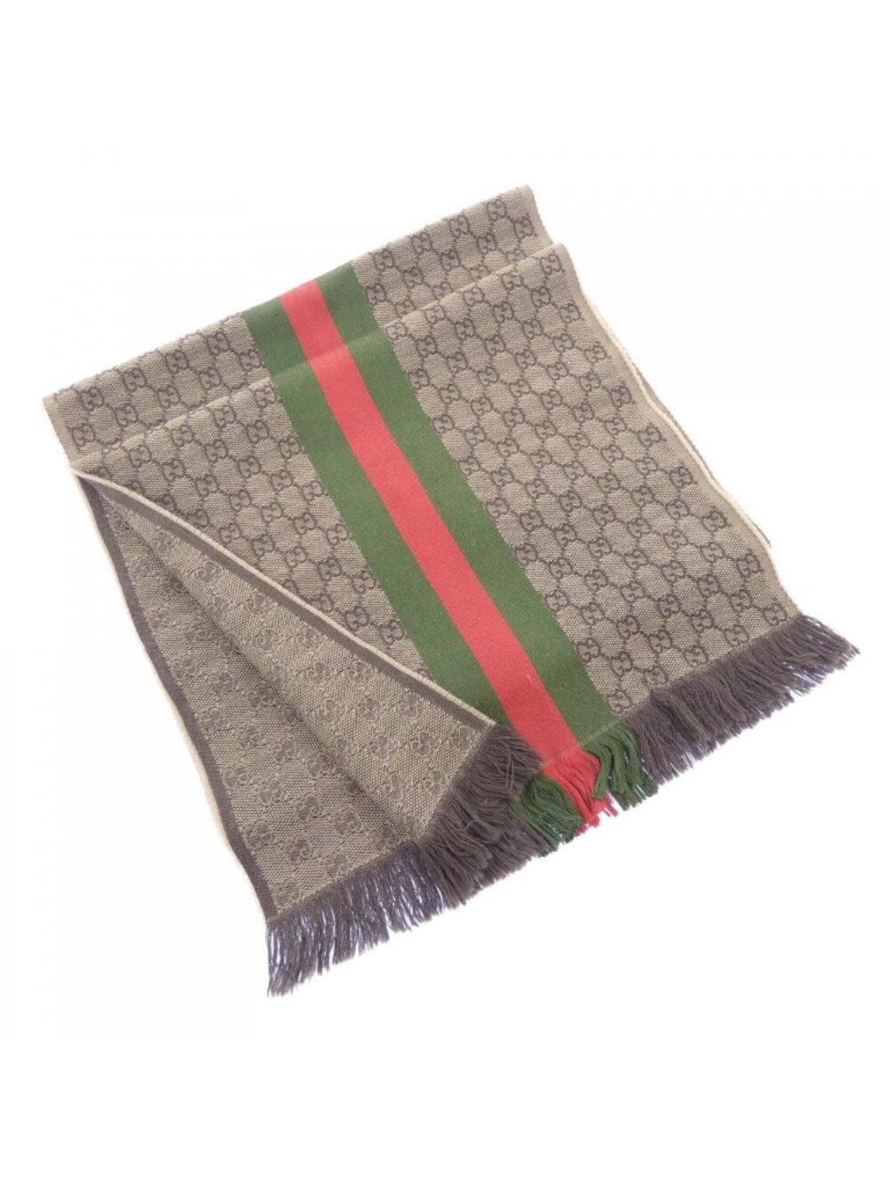 Gucci Stole Scarf Brown